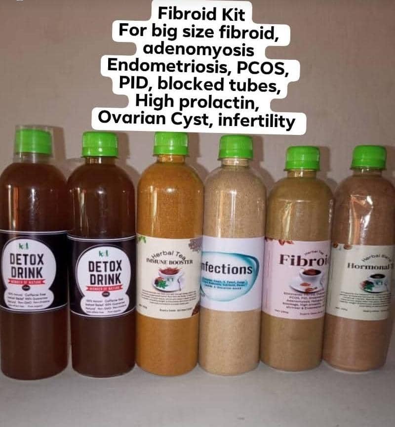 Fibrocare Herbal Kit Naturally Helps in Shrinking Fibroids and Ovarian Cysts, Helps Normalize Estrogen Levels and Prevent Regrowth, High Prolactin - Image 2
